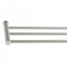 SATURN BRUSHED TOWEL RACK WITH RAIL - 600mm